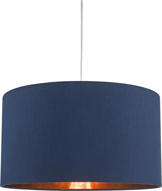 Dar Scandinavian Blue and Gold Fabric Cylinder Reducer Ring TIM6523