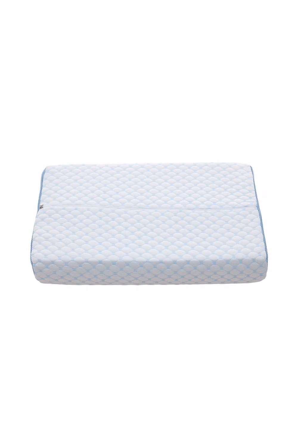 Living and Home High-Density Memory Foam Pillow with Removable Cover in White – 3