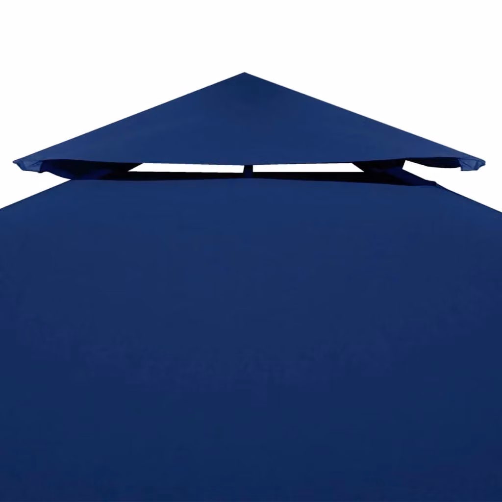 Berkfield Home 2-Tier Gazebo Top Cover in Blue Polyester, W 4 m x D 3 m – 3