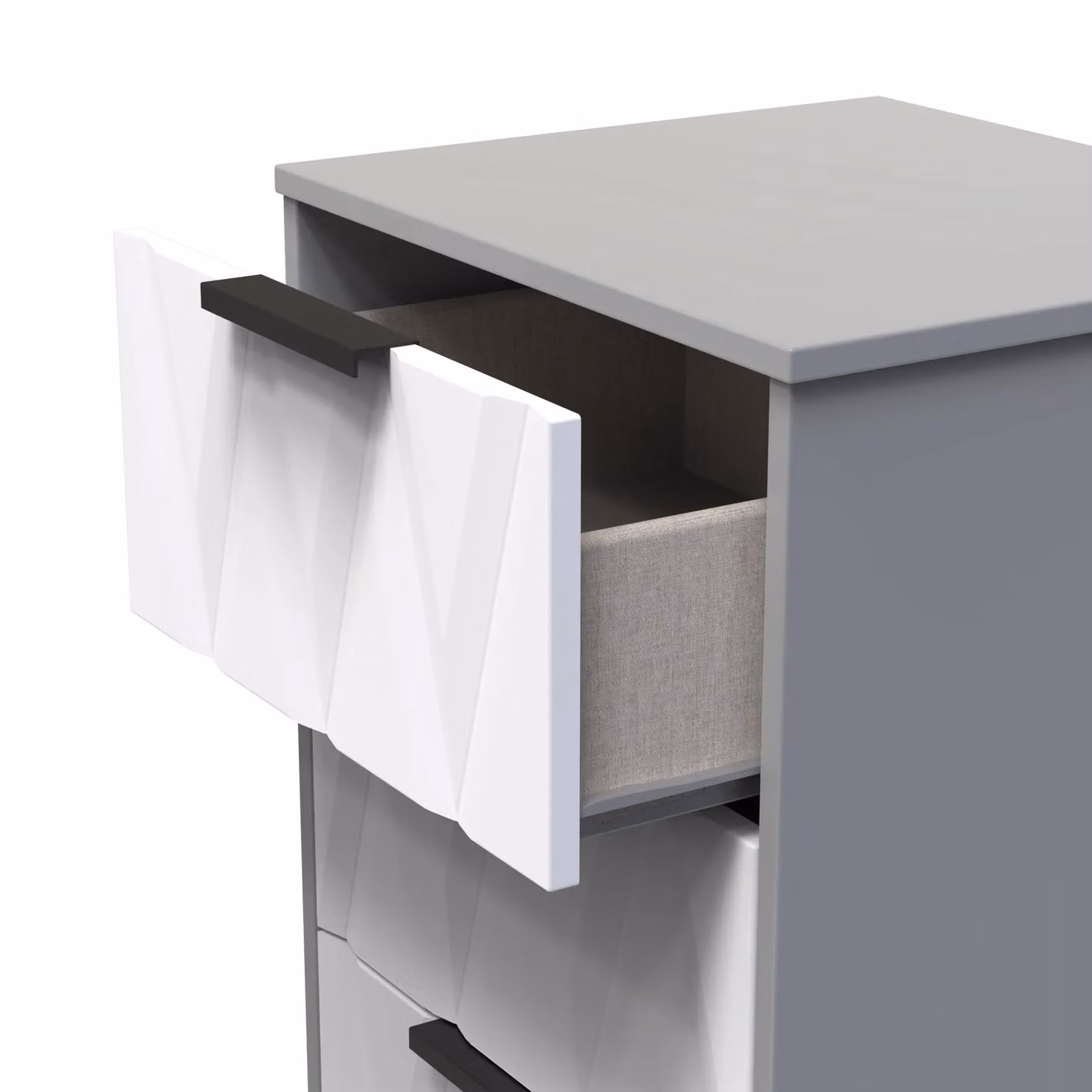 Ready Assembled 2 U Washington 5 Drawer Tall Bedside Chest in Multicolour – 2