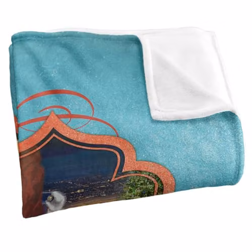 Warner Bros. Polar Express Believe Santa Silky Touch Super Soft Fleece Throw Blanket, Blue, W/D/H: 91 x 147 cm – 3