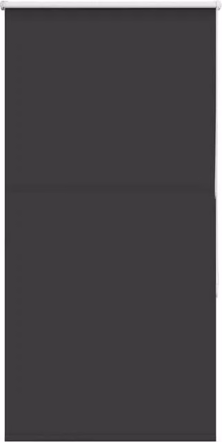 Berkfield Home Blackout Roller Blind, Black Polyester, W: 75 cm, H: 130 cm – 1