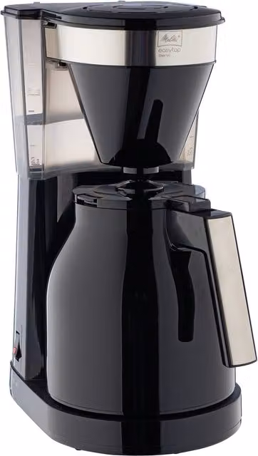 Melitta Easytop Therm II Filter Coffee Machine with Thermal Jug in Black