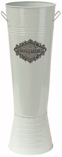 KDMD White Slim Flower Vase, Height: 56.5 cm