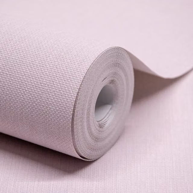 Grandeco Pink Textured Nursery Wallpaper for Childrens Rooms