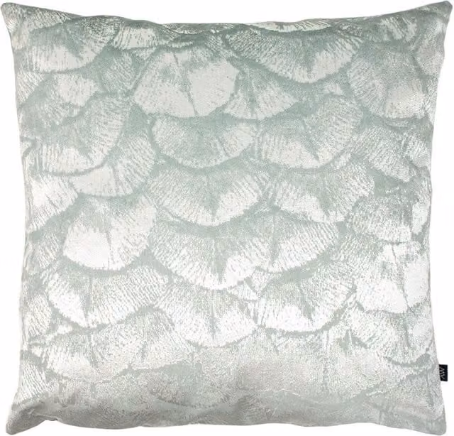 Ashley Wilde Jaden Green Graphic Printed Velvet Cushion, W/D/H: 50 x 50 x 50 cm – 1