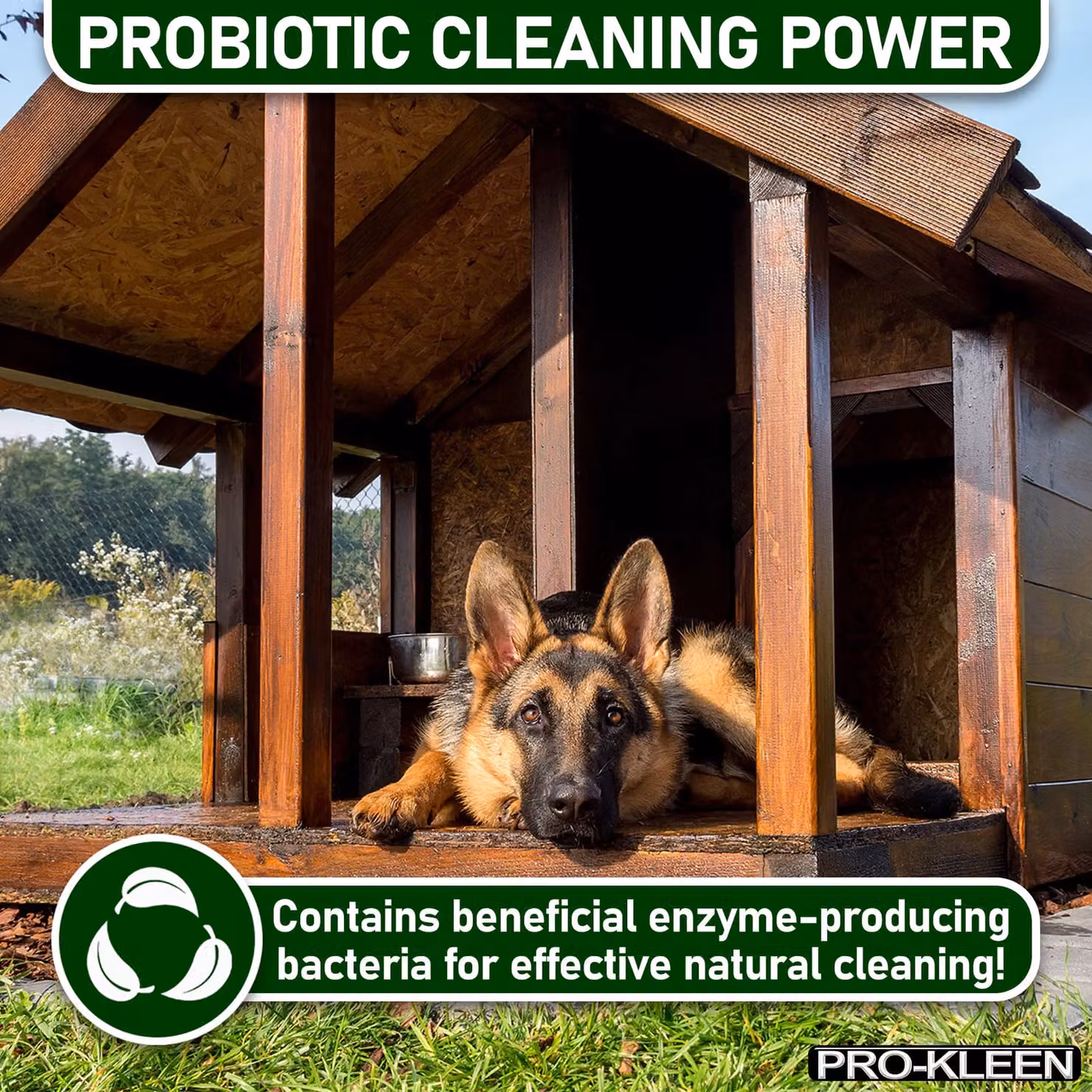 Pro-Kleen ProBiotic Kennel Cleaner Bubblegum Fragrance, 3 x 5 l – 6