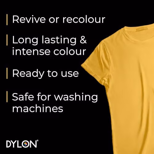 Dylon Fabric Dye Pods for Washing Machines, 350g, Yellow – 4