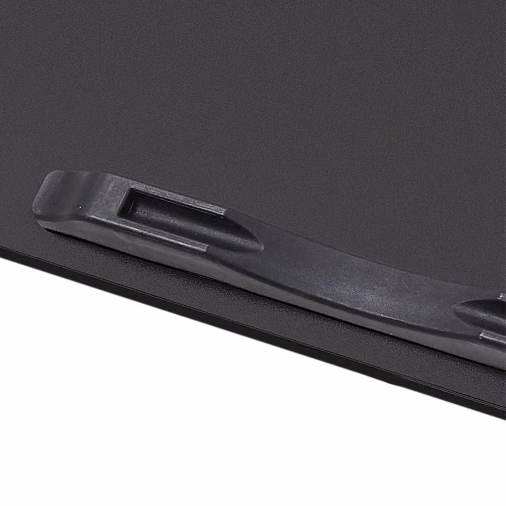 NESTLUNE Black Adjustable Height Over Bed Table and Hospital Sofa Table, W: 100 cm, D: 15 cm – 5