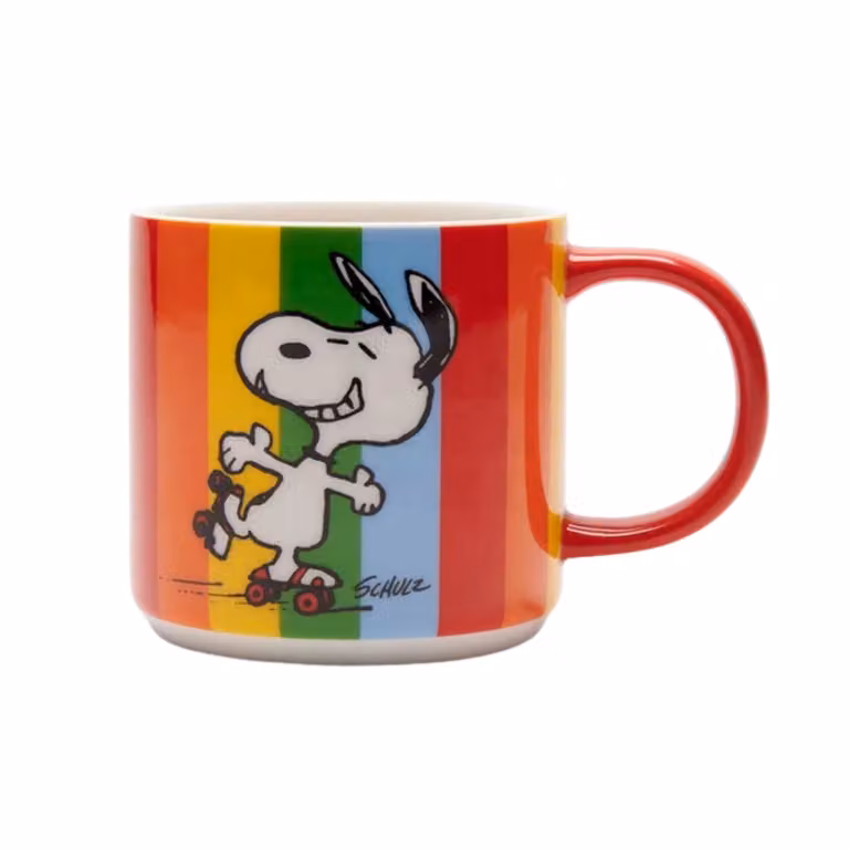 Magpie Peanuts Good Times Bone China Mug, Multicolour, 330ml