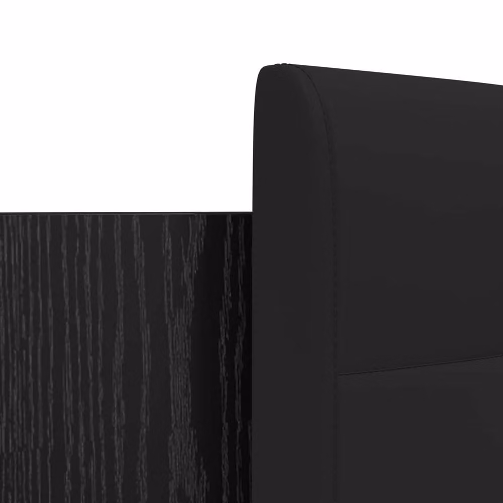 Berkfield Home Modern Black Oak Bed Frame with Headboard and Under-Bed Lighting, W/D/H: 180 x 200 cm, Engineered Wood – 5