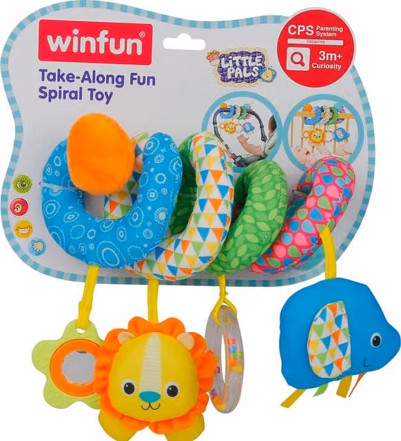 Winfun Take-Along Fun Spiral Motorised Animal Toy in Green