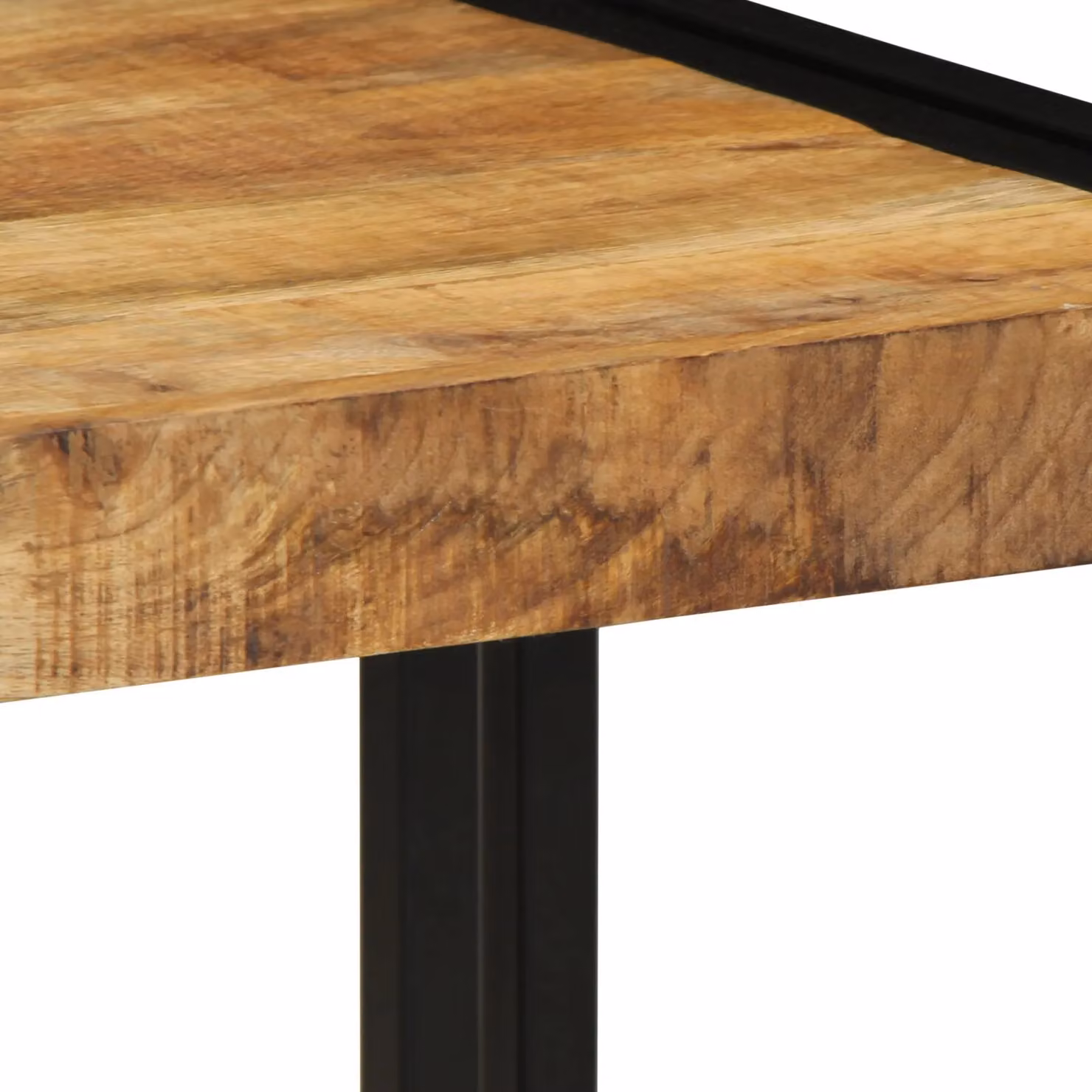 Berkfield Home Mango Wood Coffee Table in Brown, W/D/H: 50 x 40 x 38 cm – 5