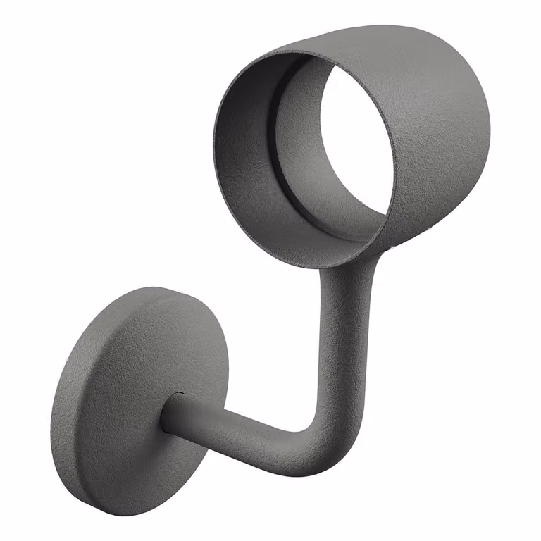 Forgeworks Stainless Steel Indoor Stair Handrail Kit in Textured Grey, 1.2m