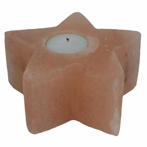 KDMD Star Salt Candle Holder in Pink and Orange