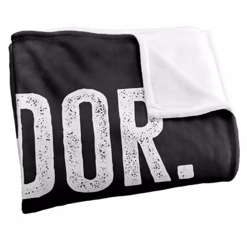 LOGOVISION Game of Thrones Hodor Quote Super Soft Fleece Throw Blanket, Multicolour, W: 152.4 cm, D: 127.0 cm – 2
