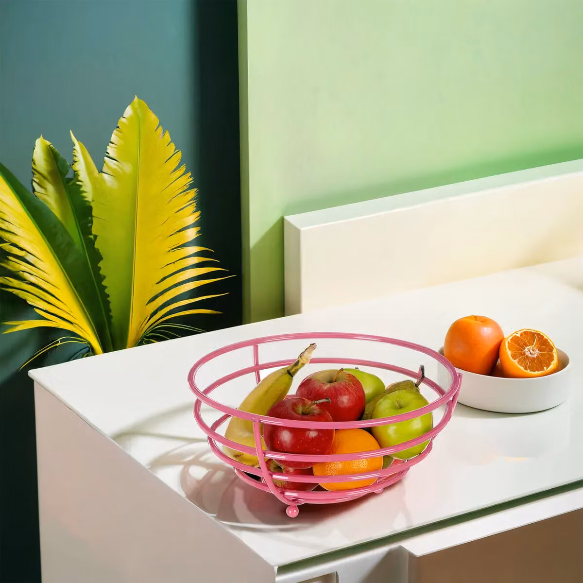 Orsina Helix Pink Fruit Basket – 4