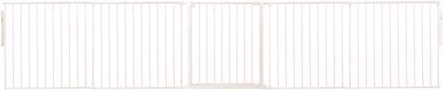 Safetots Premium Multi Panel Extendable Room Divider in Black and White, H 70 cm, W 370 cm