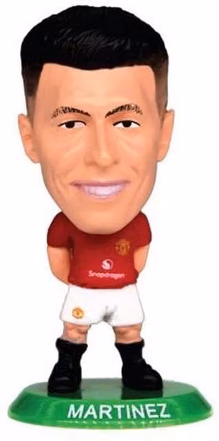 Manchester United FC Lisandro Martinez SoccerStarz Football Figurine, Multicolour Red Plastic Tabletop Collectible – 1