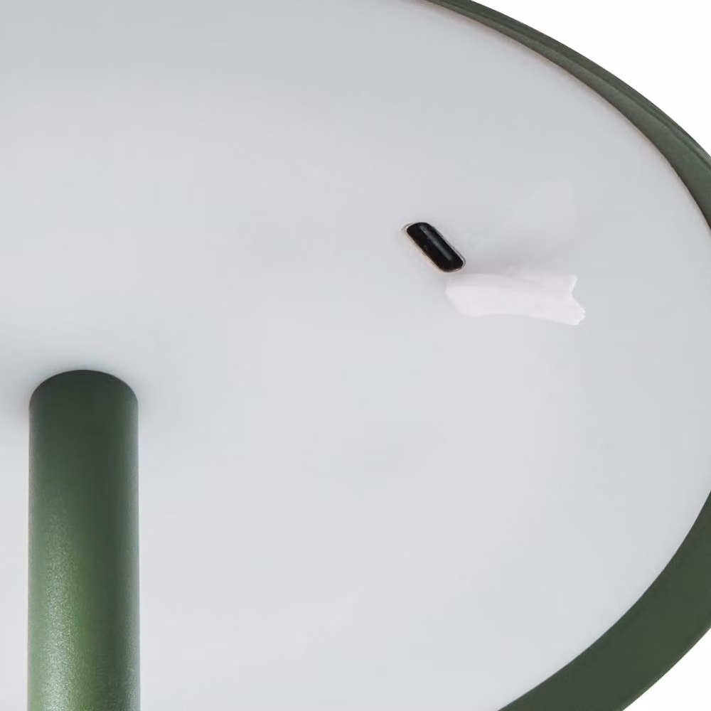 Wyld and Coco Rechargeable Wireless Dimmable Table Lamp in Green, H 33 cm x W 18 cm x D 18 cm – 4