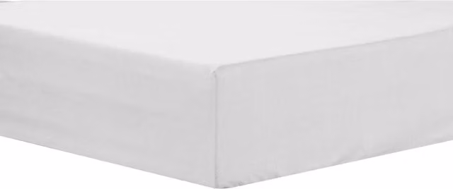 NewEdgeBlinds Basics Fitted Sheet, White, 140 x 200 cm