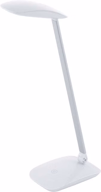 Loops White Dimmable LED Table Desk Lamp with 4.5W Bulb Included