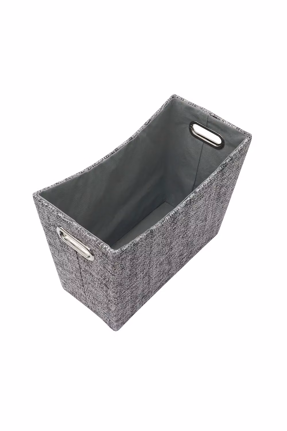 JVL Urban Rectangle Fabric Magazine Holder in Grey – 3