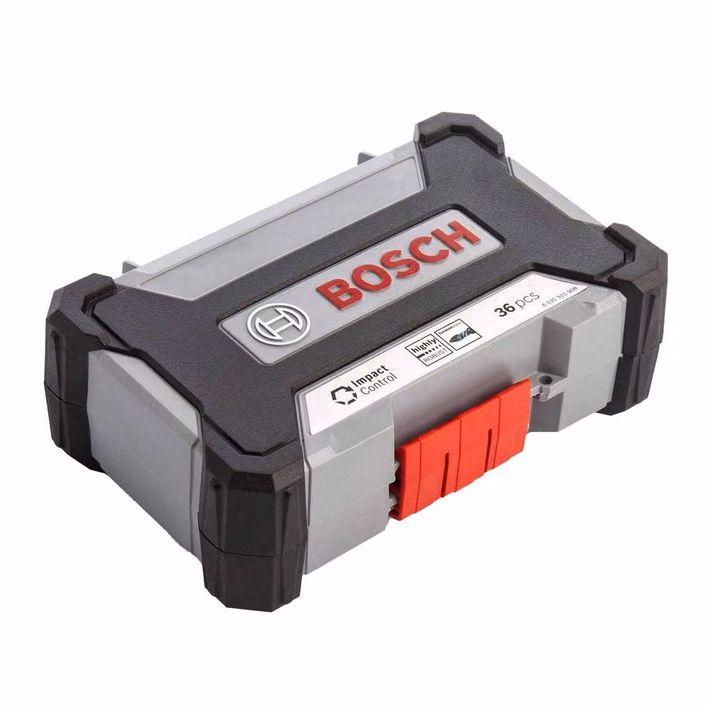 Bosch Steel Impact Screwdriver Bit Set, 36 Pack, Silver – 5