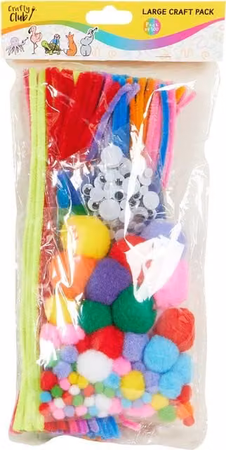 Crafty Club Large Multicolour Craft Pack for Adults
