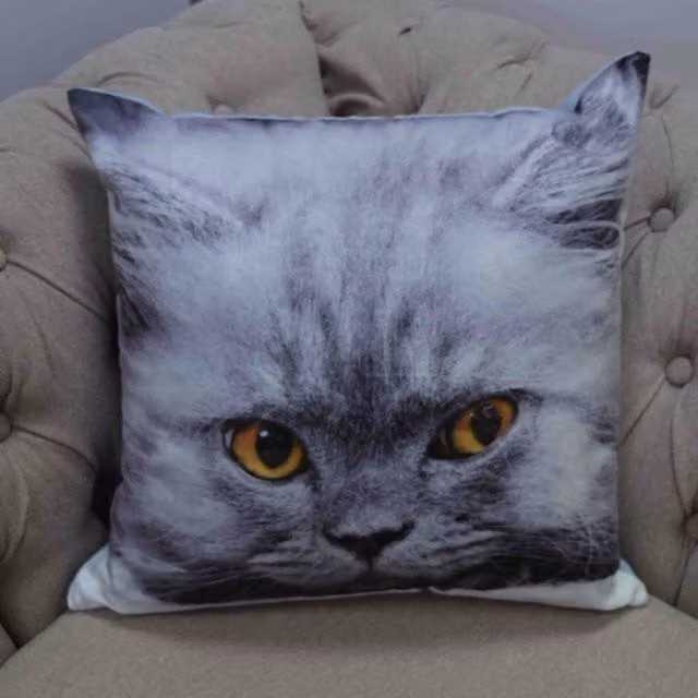 Rapport Home Smokey Velvet Square Cushion Cover, Multicolour and Grey, W: 43 cm x H: 43 cm