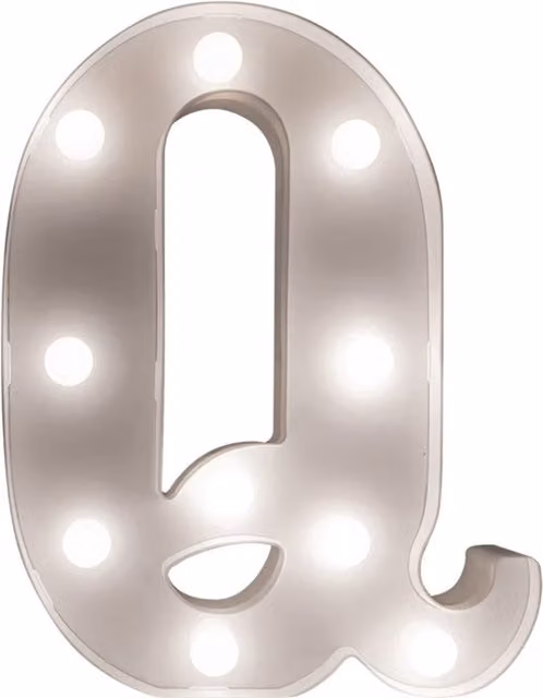 Computerstar 3D LED Battery Operated Light Up Letters and Numbers in White