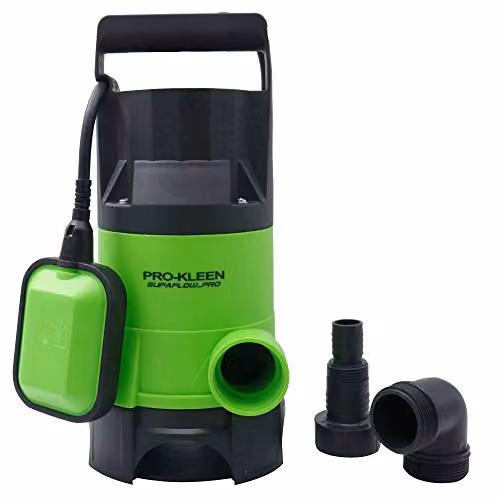 Pro-Kleen Submersible Water Pump with Float Switch, 400W, Green