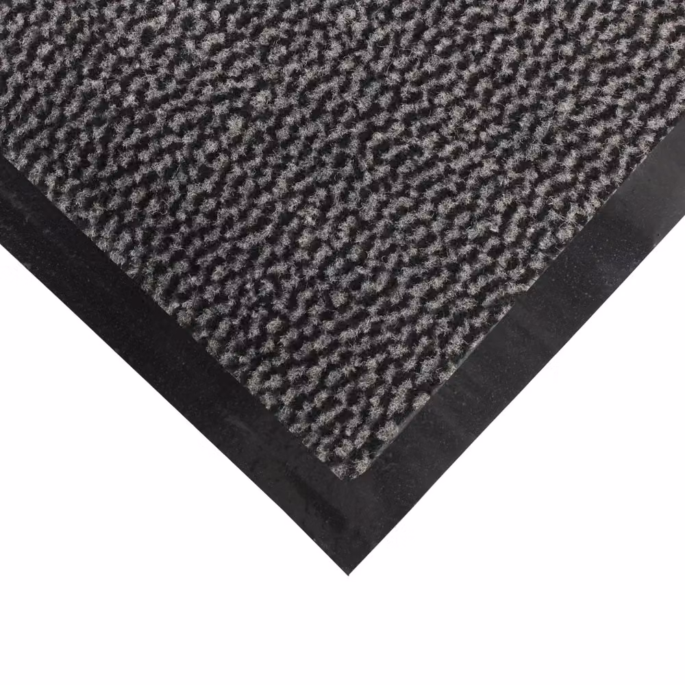 JVL Heavy Duty Anti-slip Barrier Door Mat, Grey and Black, W: 80 cm, L: 120 cm – 2