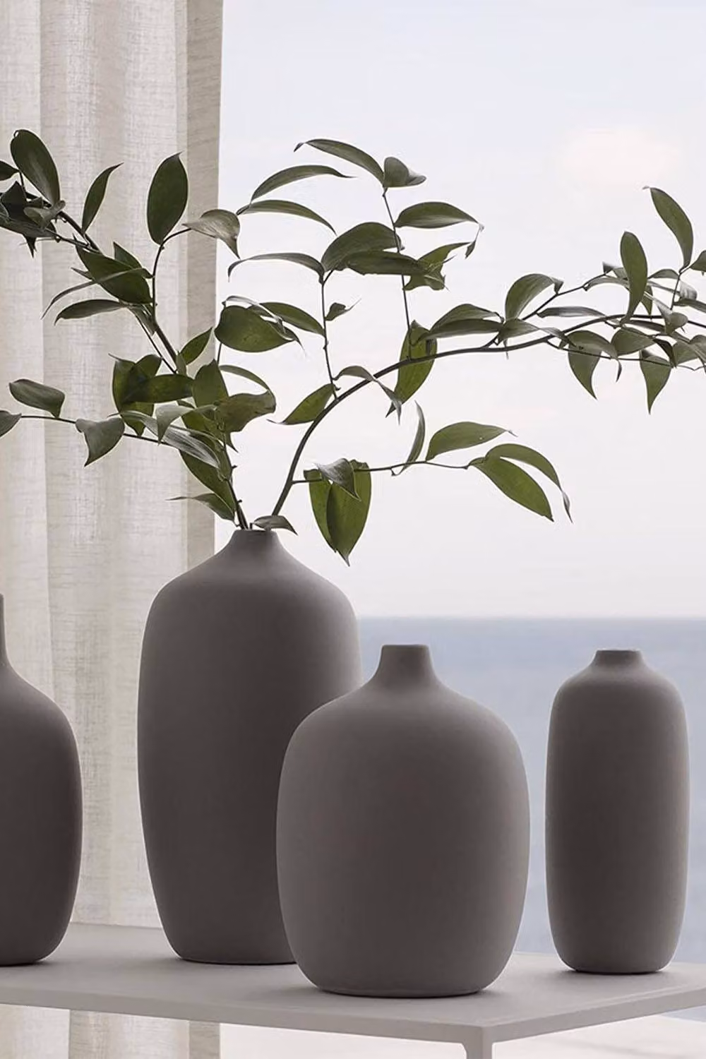 Blomus Ceola Ceramic Vase in Grey, Height: 18 cm – 2