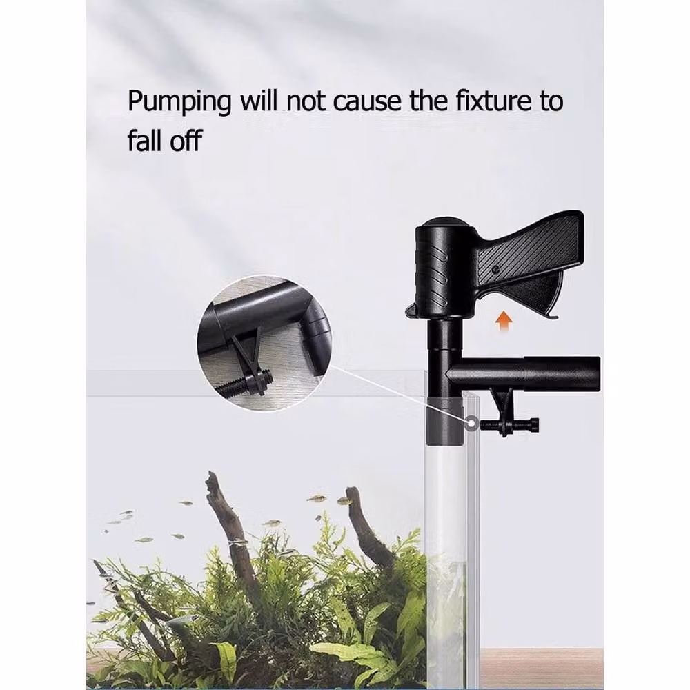 EONLION Aquarium Cleaner Kit with Vacuum Pump and Gravel Water Cleaning, Black, Length: 110 cm – 4