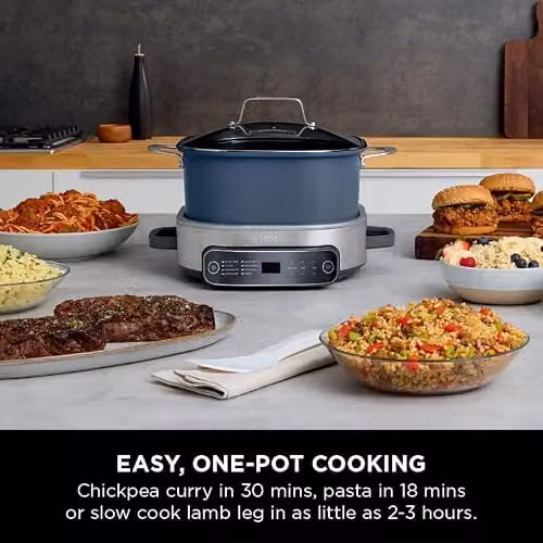 Ninja Foodi PossibleCooker MC1101UK Blue 6L Slow Cooker and Rice Cooker – 3