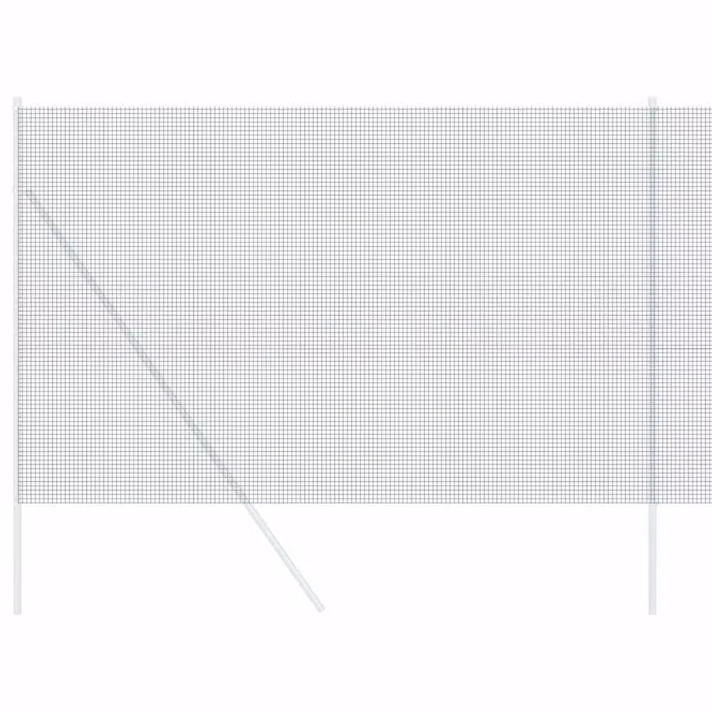 Berkfield Home Green PVC Coated Steel Welded Wire Fence Single-Bar H: 1.6 m x W: 25 m – 3