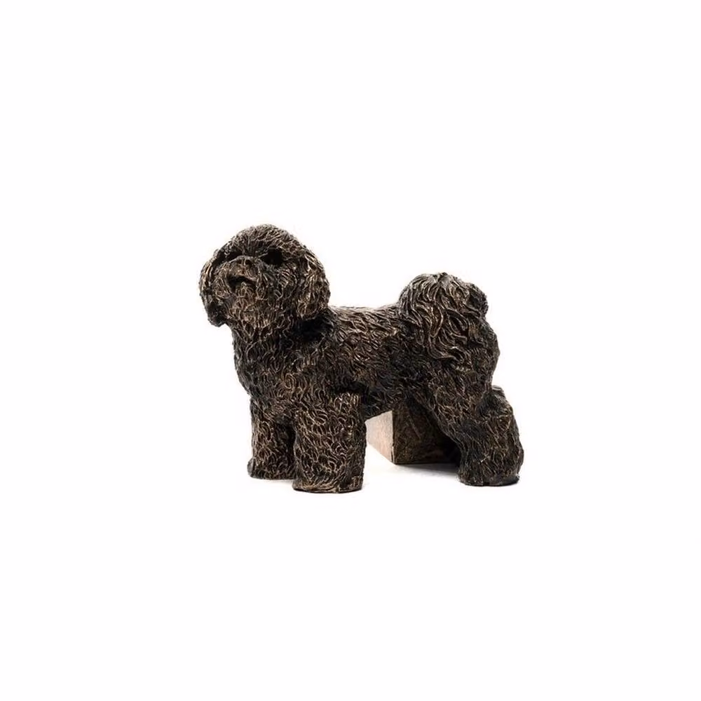 Jardinopia Bichon Frise Plant Pot Feet, Set of 3, Bronze, L9 x W10.5 x H7 cm – 2