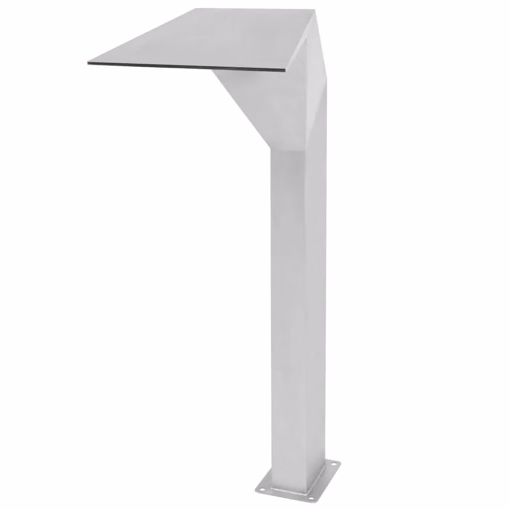 Berkfield Home Stainless Steel Pool Fountain in Silver, W/D/H: 50 x 30 x 90 cm – 2