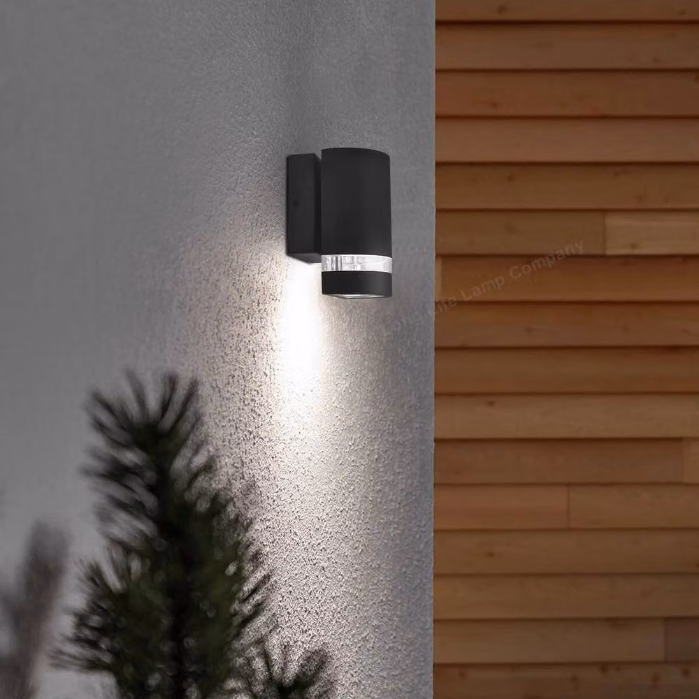 SPETLEK Modern Graphite Grey Single Down Wall Light for Garden and Outdoor Use – 5