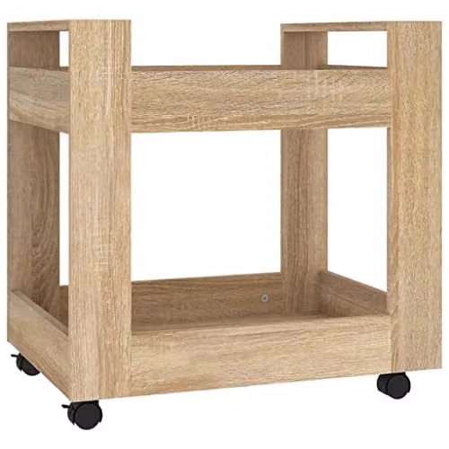 vidaXL Desk Trolley in Sonoma Oak Brown, W/D/H: 60 x 45 x 60 cm – 1