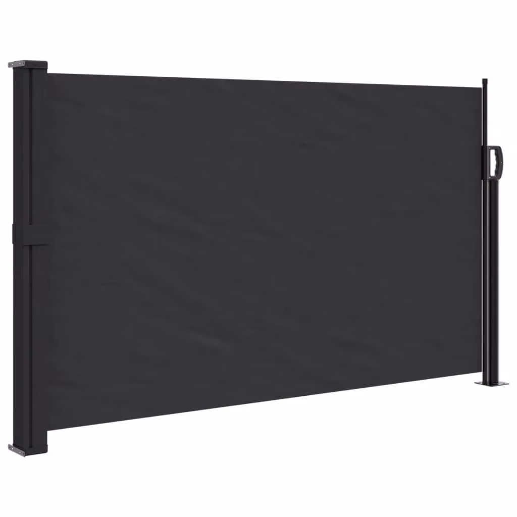 Berkfield Home Retractable Wall-Mounted Side Awning in Black, W/H: 300 x 117 cm – 2