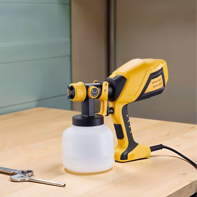 Komore Yellow Electric Handheld Paint Sprayer