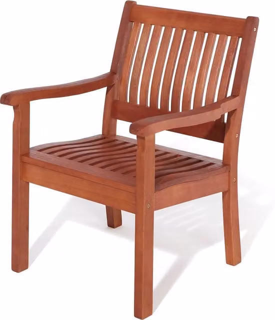 Rowlinson Willington Hardwood Armchair in Brown