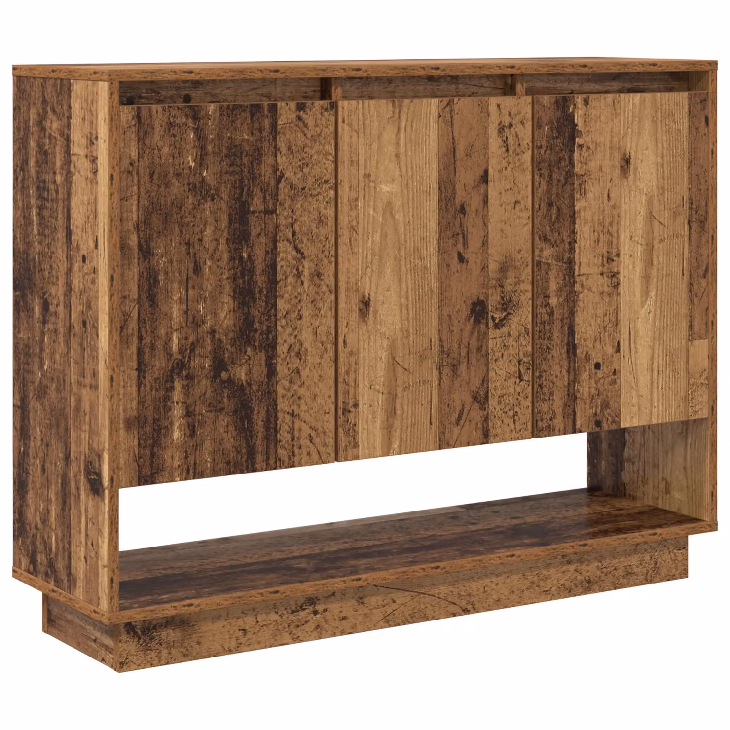 Berkfield Home Rustic Brown Engineered Wood Sideboard with Shelf and Door W/D/H: 97 x 29 x 75 cm – 2