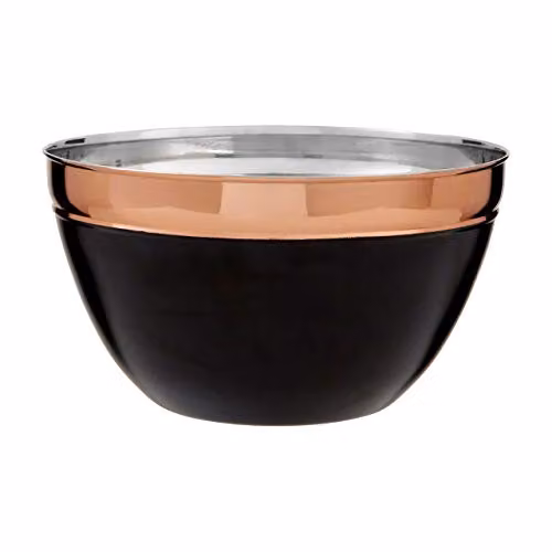 Orsina Prescott Large Round Stainless Steel Mixing Bowl in Anthracite