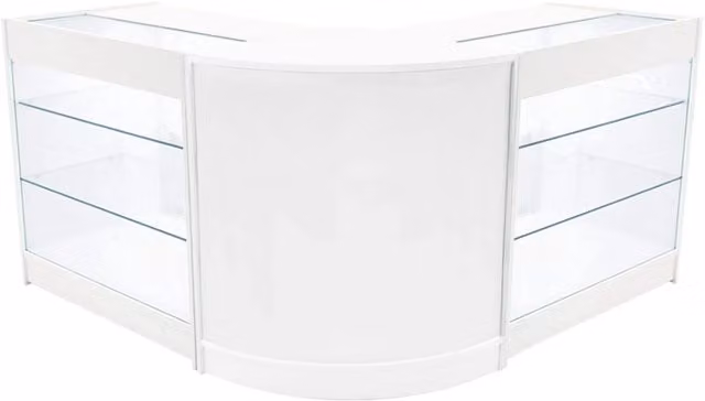 Monstershop Helios LED Shop Counter Set CM60 and 2 x K900 in White
