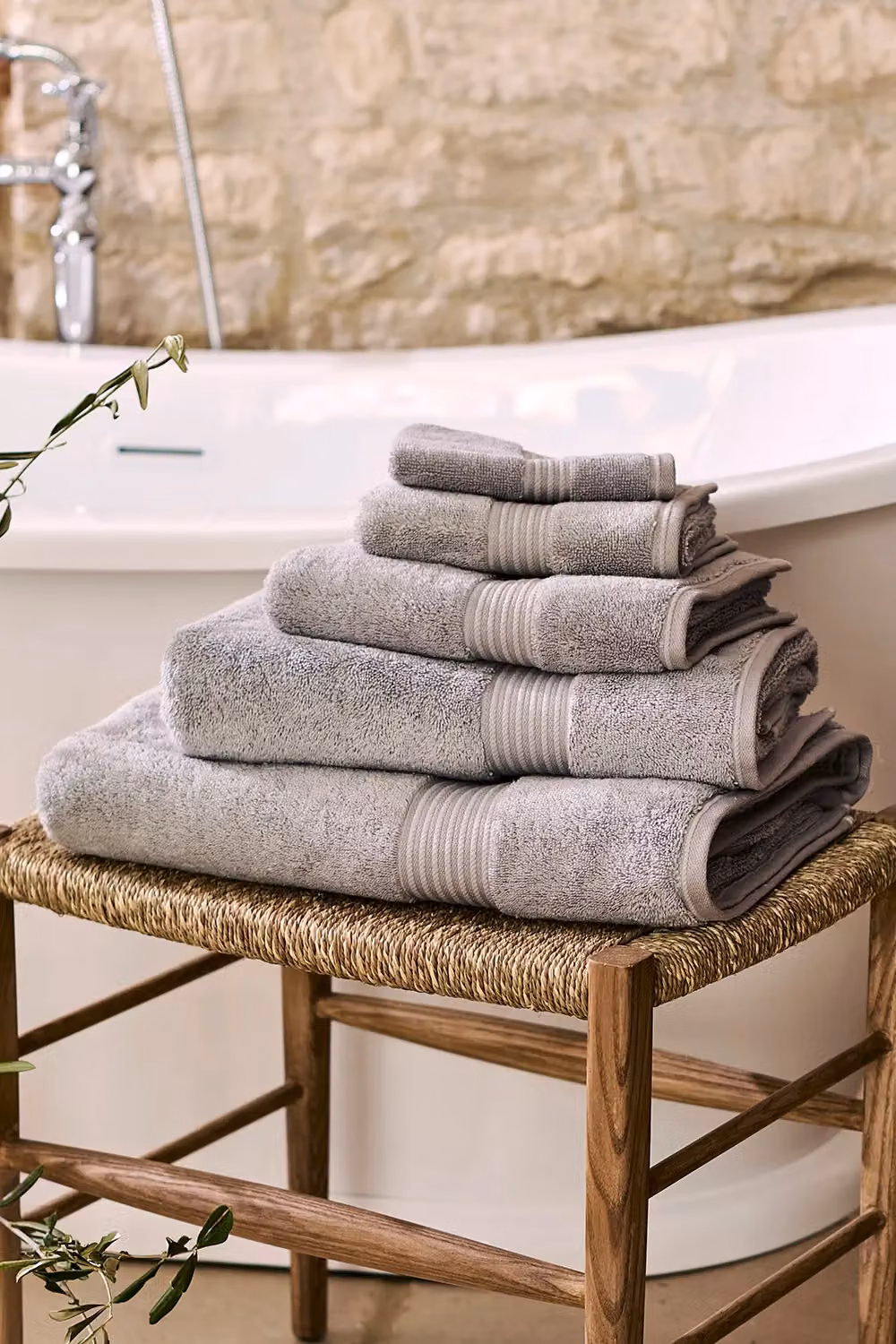 Christy Supreme Hygro Luxury 100% Cotton Bath Sheet in Silver – 3