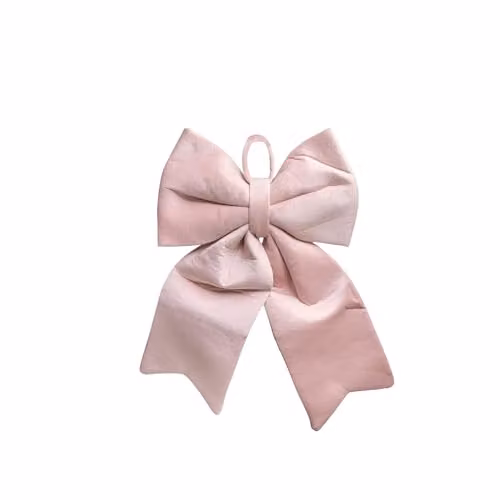 Melody Maison Pink Velvet Christmas Bow Tree Topper W/H: 30 x 45 cm – 3
