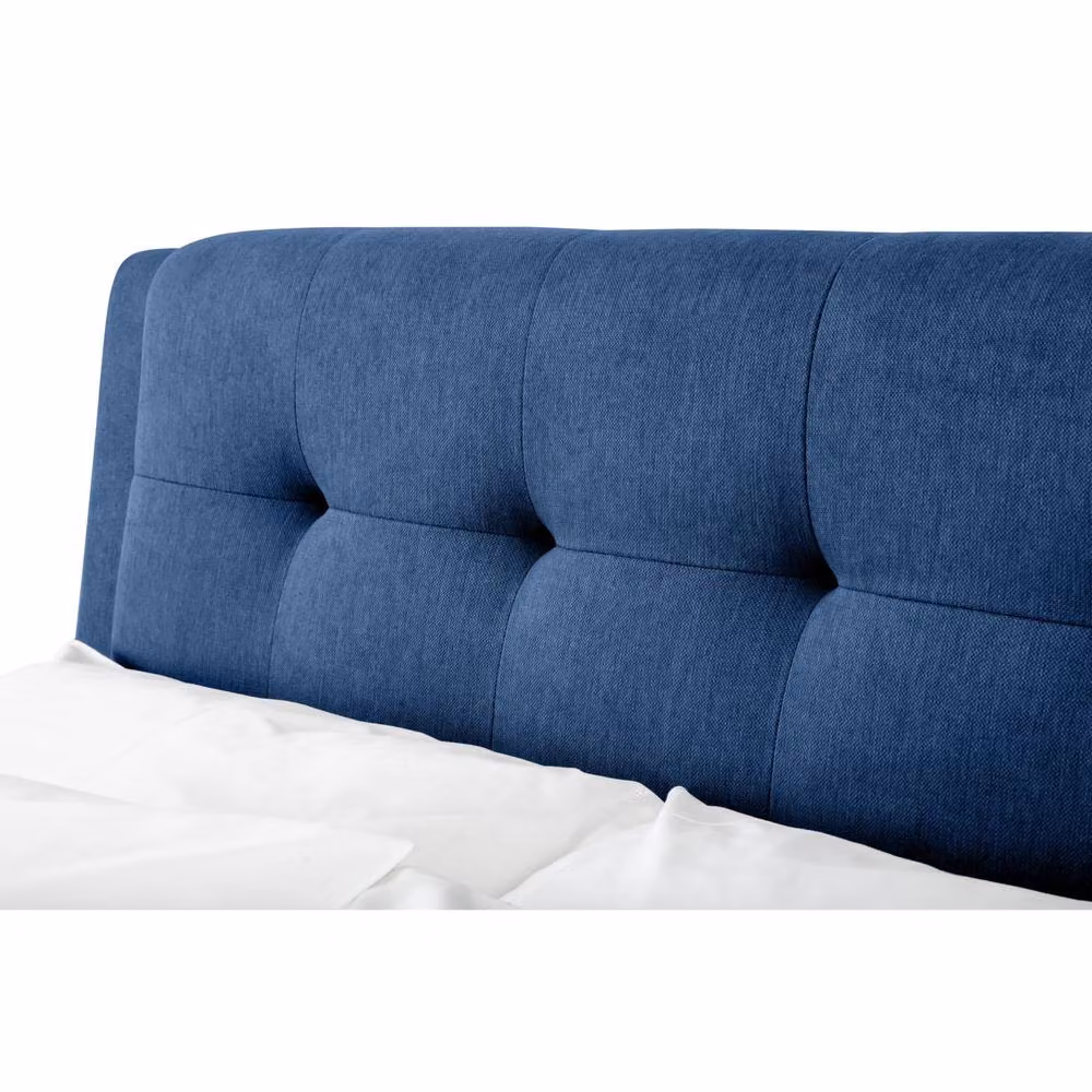 Cheshire Blue Upholstered 4 Drawer Bed Super King W/D/H: 180 x 200 cm – 5